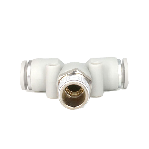 PEB04 02 Nối nhanh tê ren ngoài Airtac (PEB04-02 Màu trắng) - Ảnh 2