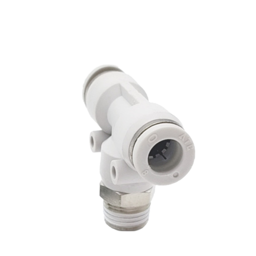 PEB04 02 Nối nhanh tê ren ngoài Airtac (PEB04-02 Màu trắng) - Ảnh 3