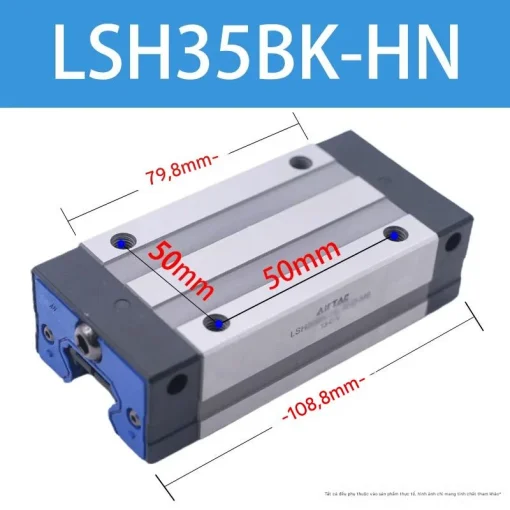 Ray trượt vuông tiêu chuẩn LSH35BK-HN - Ảnh 2