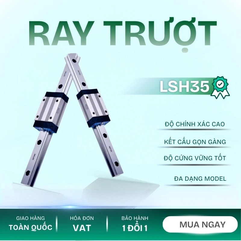 Ray trượt vuông tiêu chuẩn LSH35HN1X760S20AN-M6