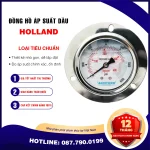 Đồng Hồ Áp Suất Dầu Chân Sau HOLLAND