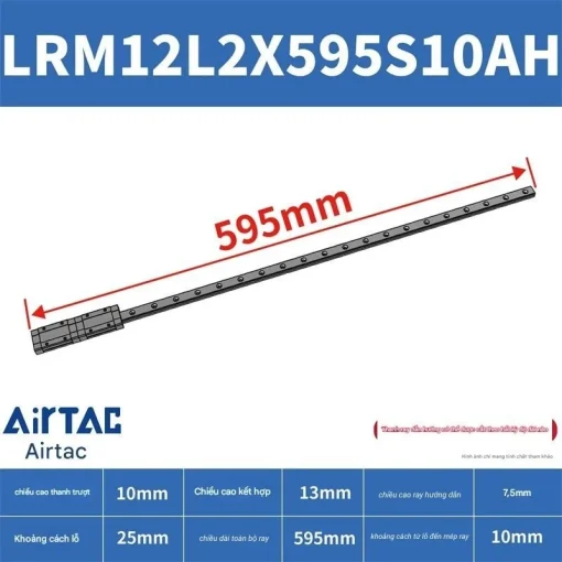 Ray trượt mở rộng LRM12L2X595S10AH - Ảnh 2