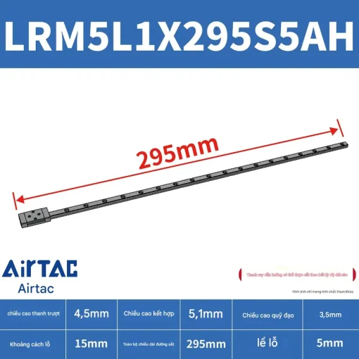 Ray trượt mở rộng LRM5L1X295S5AH - Ảnh 2