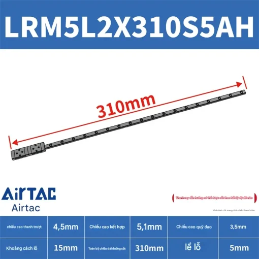 Ray trượt mở rộng LRM5L1X310S5AH - Ảnh 2