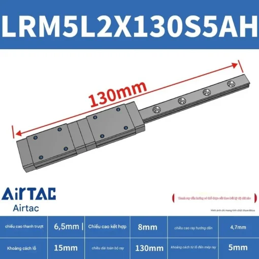 Ray trượt mở rộng LRM7L2X130S5AH - Ảnh 2