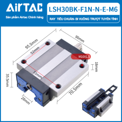Con trượt AirTAC LSH15F1N, LSH20F1N, LSH25F1N, LSH30F1N, LSH35F1N, LSH45F1N