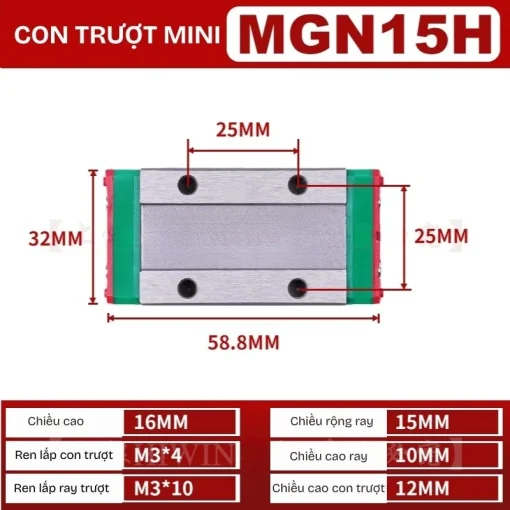 Ray trượt MGN15H - Ảnh 2