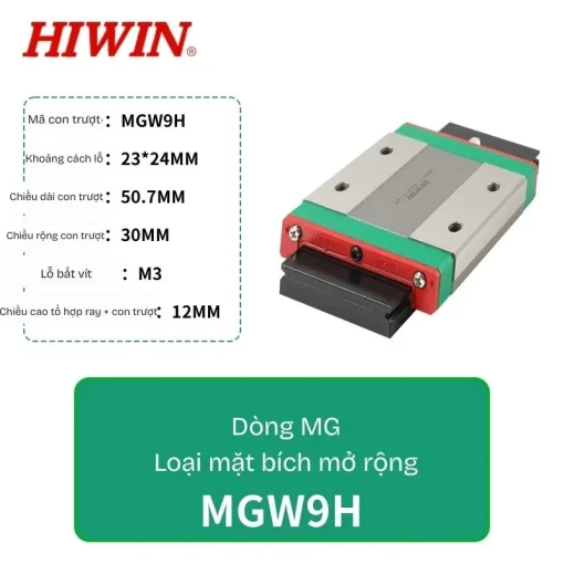 Ray trượt đơn MGW9H (thép hợp kim) - Ảnh 2
