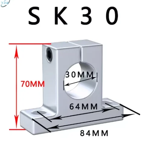 Gối đỡ ray trượt SK30 - Ảnh 2