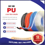 PU16x12 Dây hơi khí nén PU AKS (PU16x12 Màu: trắng, đen, xanh, cam)