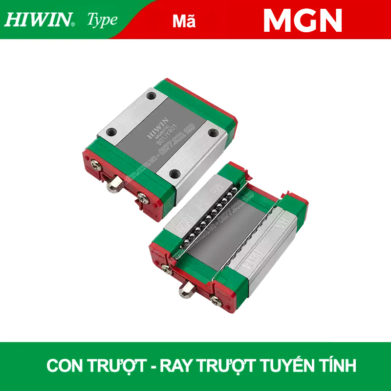 Con trượt Hiwin MGN9C, MGN12C, MGN15C