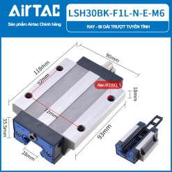 Con trượt AirTAC LSH20F1L, LSH25F1L, LSH30F1L, LSH35F1L, LSH45F1L