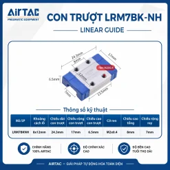 Con trượt vuông AirTAC LRM5N, LRM7N, LRM9N, LRM12N, LRM15N