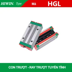 Con trượt vuông Hiwin HGL15HA, HGL25HA, HGL30HA, HGL35HA, HGL45HA, HGl55HA