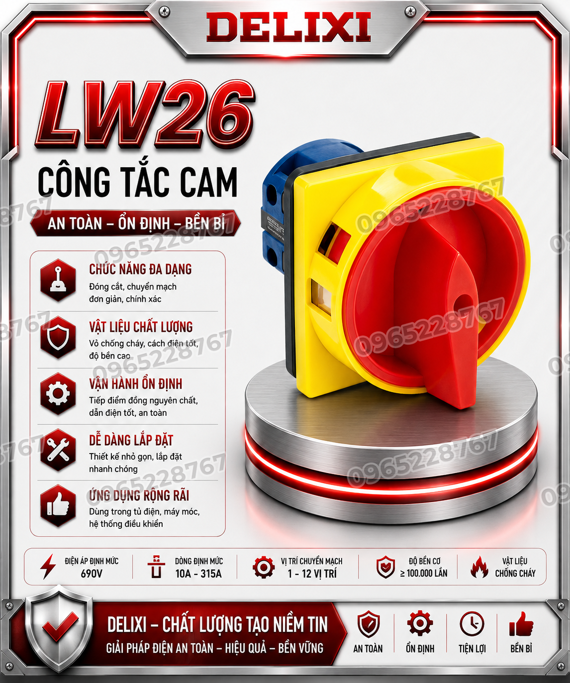 LW26 Công tắc cam
