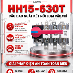HH15-630T Cầu dao ngắt kết nối loại cầu chì