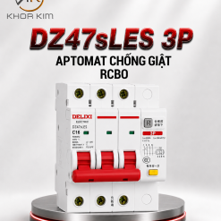 DZ47sLES 3P Aptomat Chống Giật (RCBO)