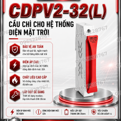 CDPV2-32(L) Cầu chì cho hệ thống điện mặt trời
