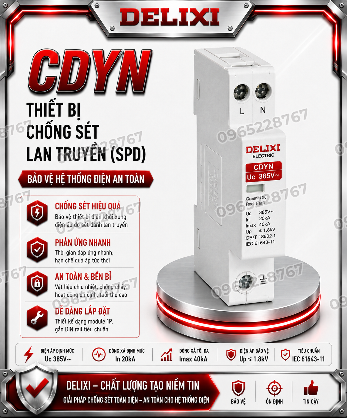 CDYN thiết bị chống sét lan truyền (SPD)