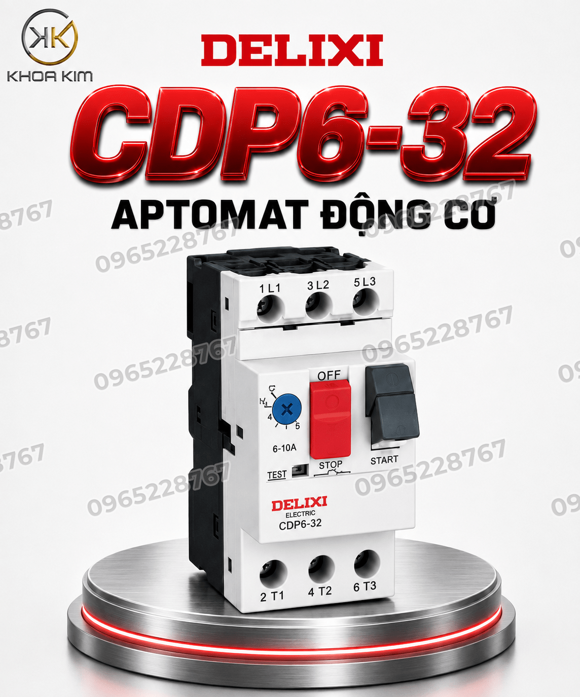 CDP6HX aptomat động cơ