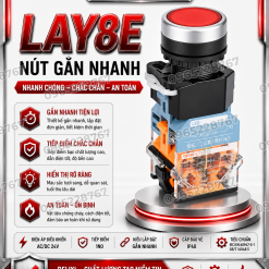 LAY8E Nút gắn nhanh