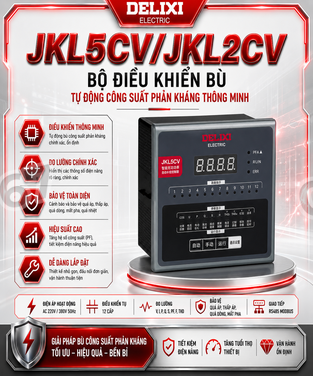 JKL5CV/JKL2CV Bộ điều khiển bù tự động công suất phản kháng thông minh