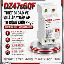 DZ47sGQF Thiết bị bảo vệ quá áp/thấp áp tự động khôi phục