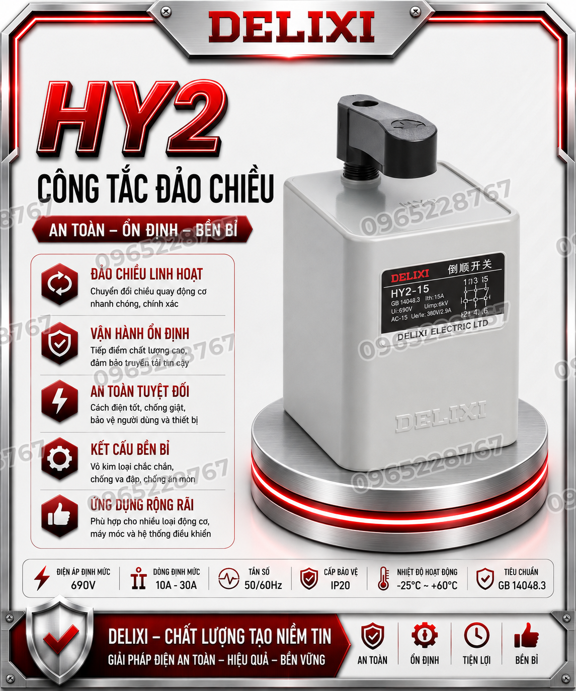 HY2 Công tắc đảo chiều